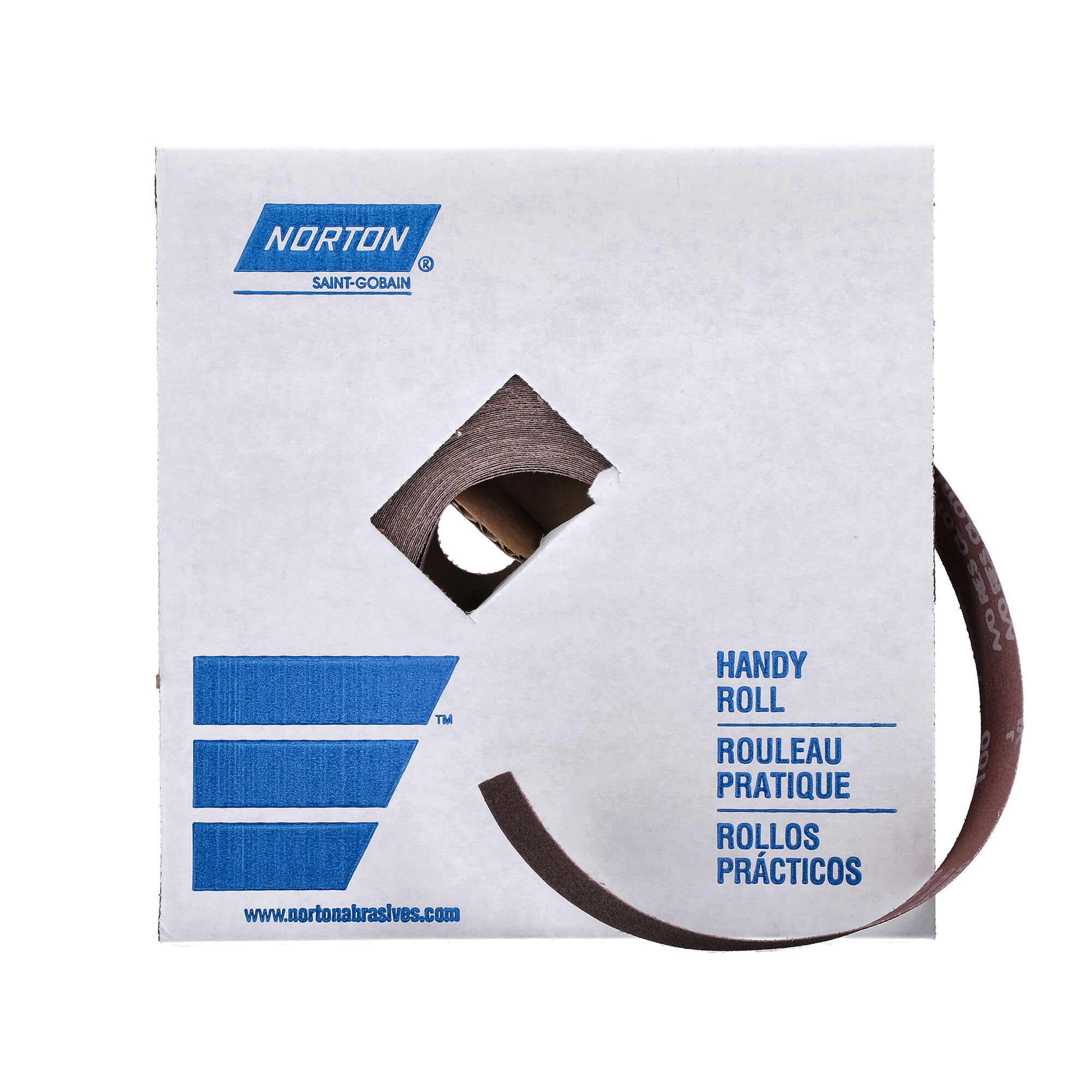 Norton 1-1/2 In. x 50 Yd. Metalite Cloth Roll P100 Grit K225 AO