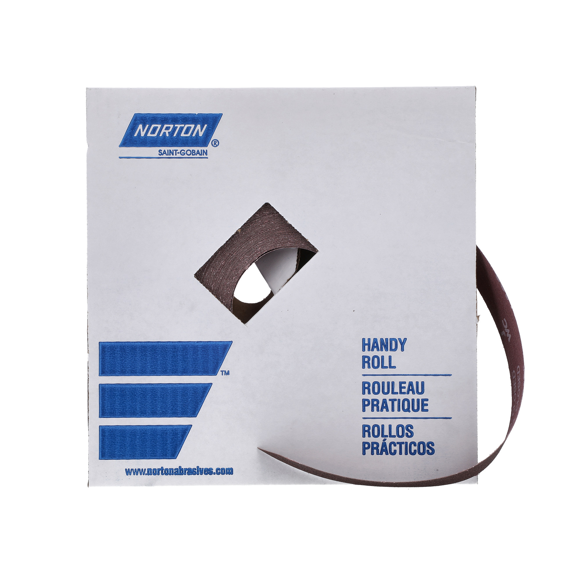 Norton 1-1/2 In. x 50 Yd. Metalite Cloth Roll P120 Grit K225 AO