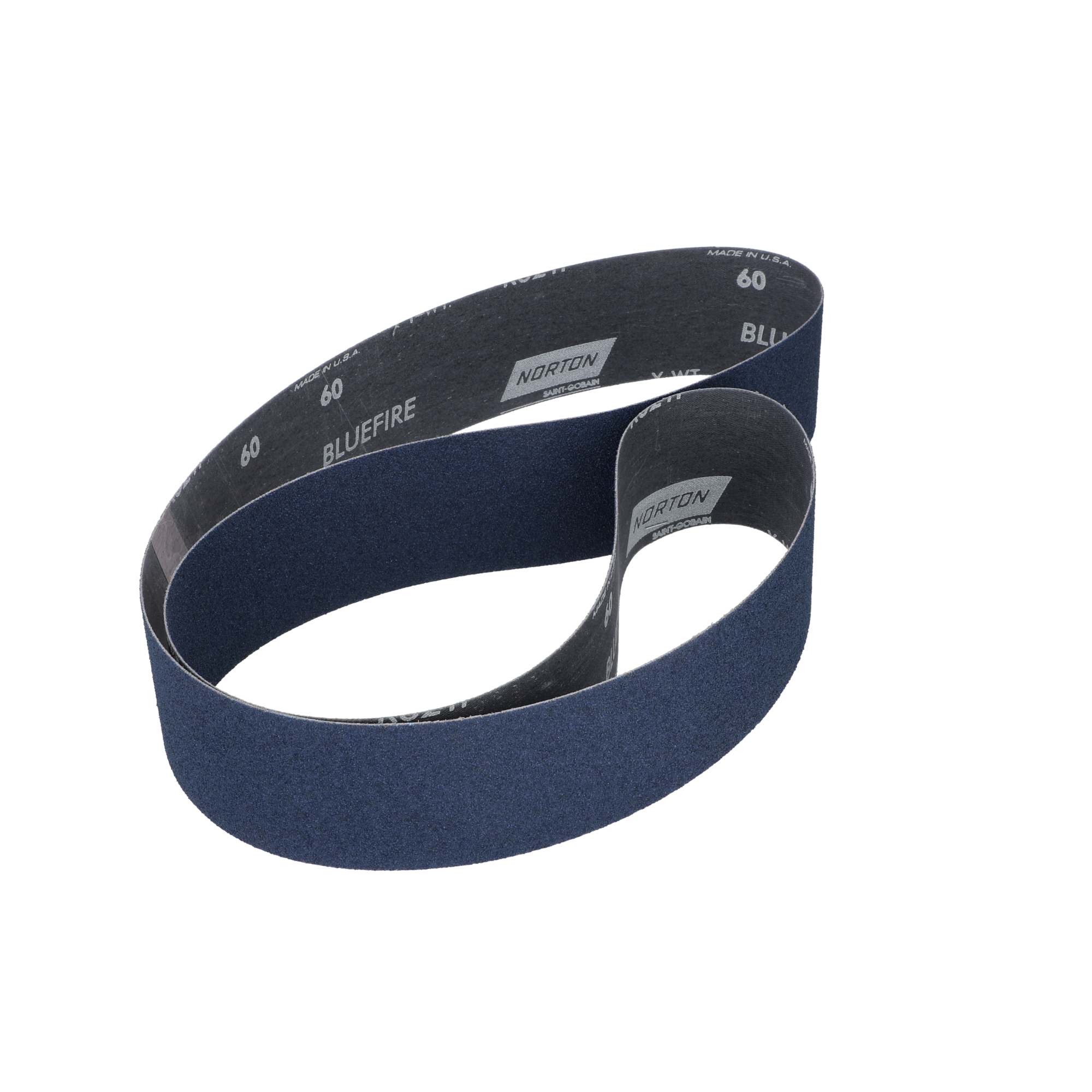 Norton 2-1/2 x 60 In. BlueFire Cloth Narrow Benchstand Belt 60 Grit R821P ZA