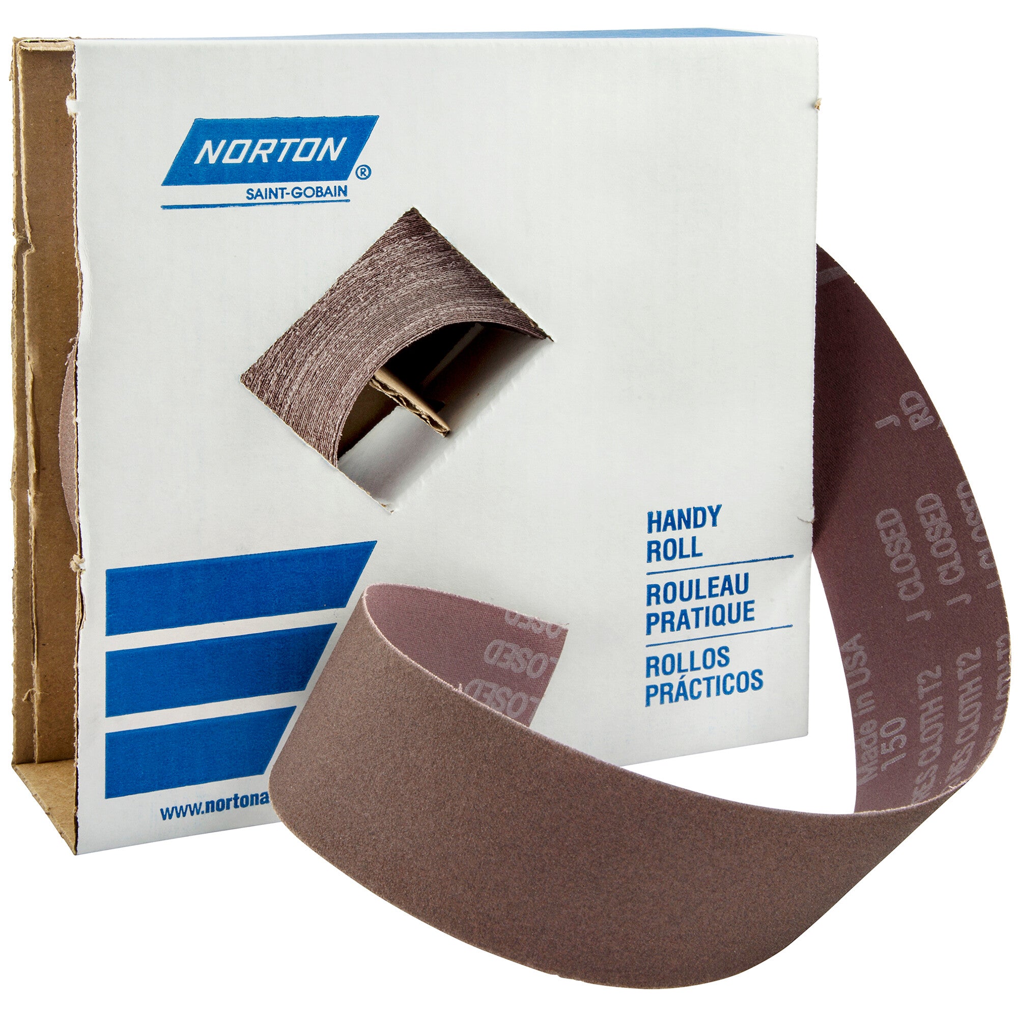 Norton 2 In. x 50 Yd. Metalite Cloth Roll P280 Grit K225 AO