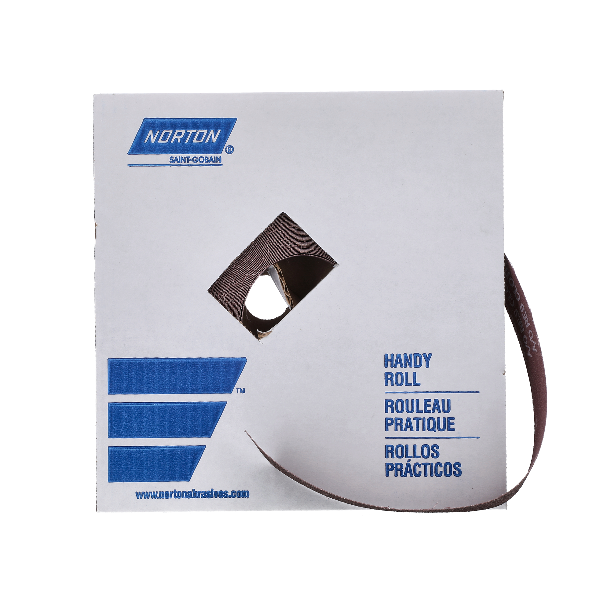 Norton 1-1/2 In. x 50 Yd. Metalite Cloth Roll P80 Grit K225 AO