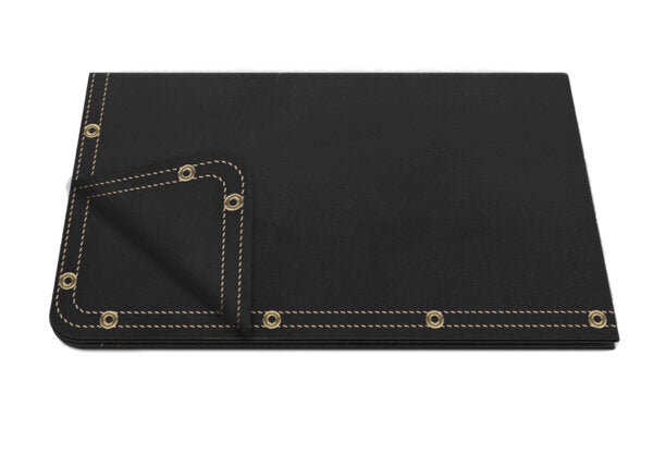 Lincoln K4658-G Flame Retardant Vinyl Welding Screen/Curtain - 6 x 8 ft. - Dark Green