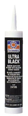 permatexƒ?-24105-ultra-series-rtv-silicone-gasket-maker,-13-oz-cartridge,-black