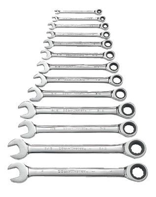 gearwrench-9312-13-piece-ratcheting-box-combo-wrench-set,-sae,-1/4-in-to-1-in,-12-pt-box