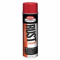 Krylon 425-K00639007 Rust Tough Aerosol Enamels, 15 oz Aerosol Can, Safety Red (OSHA), Gloss (6 Cans)