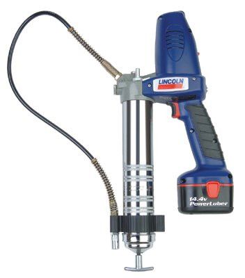 lincoln-industrial-1442-powerluber-heavy-duty-battery-grease-guns,-14.5-oz,-7,500-psi,-1/8"-npt(f)