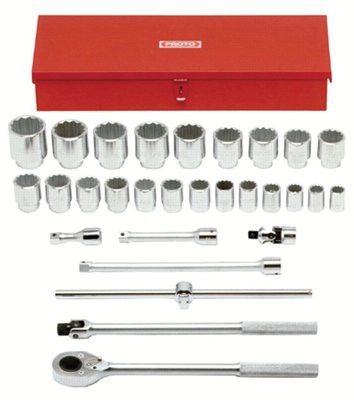 proto-j55104-torqueplus-12-point-3/4-in-drive-tool-socket-sets,-29-piece