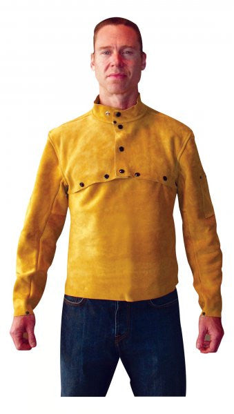 TILLMAN 3114 14" IMP LEATHER BIB BK