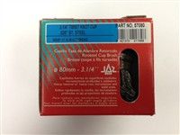 JAZ 3-1/4" Twist Knot Cup .020" Stainless Steel 5/8"-11 Thread