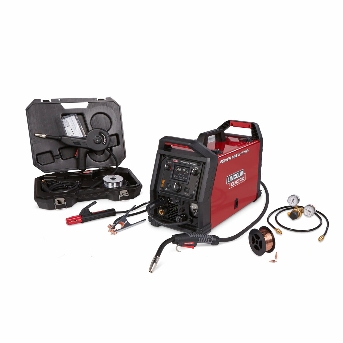 Lincoln Electric K4877-1 POWER MIG® 215 MPi™ Multi-Process Welder Aluminum One-Pak®