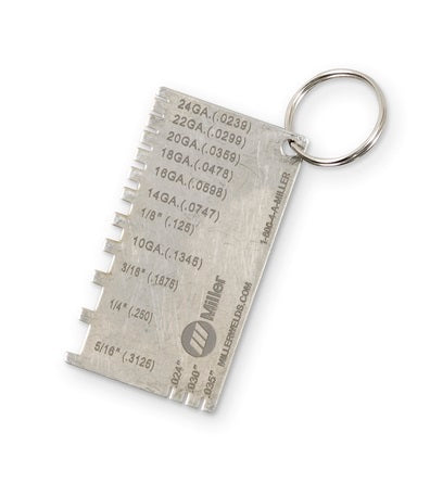 Miller material thickness gauge