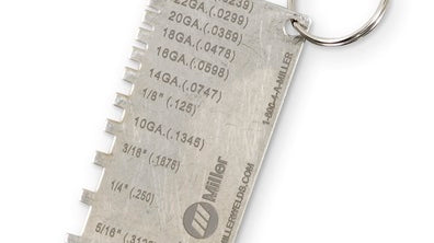 Miller material thickness gauge