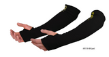 Black Stallion AR1523-BK Twaron® Knit A3 Cut-Resistant Sleeves with Thumb Slot