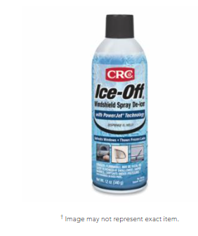 CRC 05346 Ice-Off Windshield Spray De-Icers, 16 oz (12 Cans