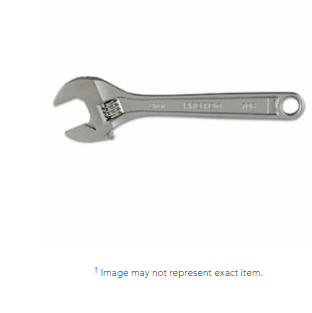 やさしいまぬけがお Proto 708 Adjustable Wrenches, 8 in Long, 1 1/8 in Opening, Satin