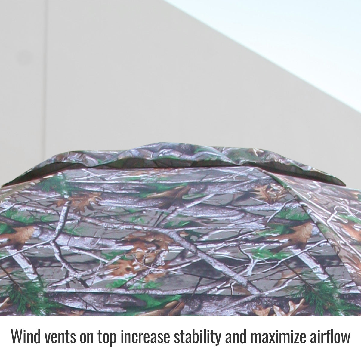 UB200-CAM Core Flame-Resistant Industrial Umbrella wind vents