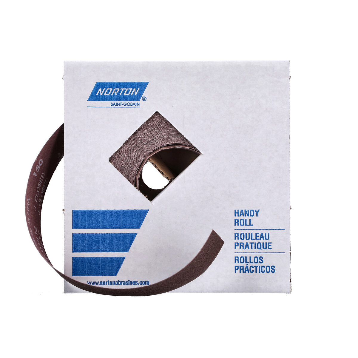 Norton 2 In. x 50 Yd. Metalite Cloth Roll P150 Grit K225 AO 1 Count ...