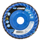 Norton 4-1/2 x 7/8 In. Gemini Plastic Flat Flap Disc T27 P60 Grit R766 ZA