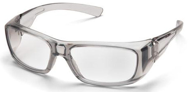 Pyramex SG7910DRX Emerge™ Gray Safety Glasses W/ Clear Lens (12 each)