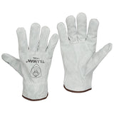 Tillman 1400 Pearl Split Cowhide Drivers Gloves front and back