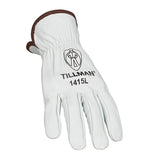 Tillman 1415 Top Grain Goatskin Drivers Gloves back, angled