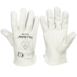 Tillman 1421 Premium Top Grain Cowhide Pull Strap Drivers Gloves front and back