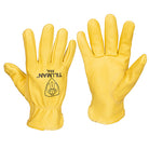 Tillman 864 Gold Deerskin Drivers Gloves front and back