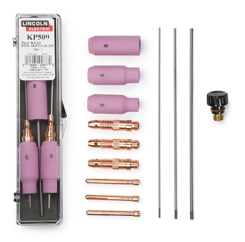 Lincoln KP509 PTA-26 and PTW-18 TIG Torch Consumable Kit (1 each)
