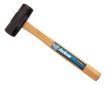 Ames True Temper 1197500 Jackson Double Faced Sledge Hammers, 6 lb, 16 in Hickory Handle (1 EA)