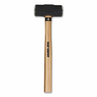 TRUE TEMPER 027-20184600 Toughstrike American Hickory Engineer Hammer, 4 lb, 15 in Wood Handle