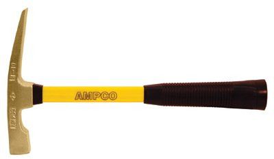 Ampco Safety Tools H-10FG 1.75 lb. Bricklayers Hammer with Fiberglass Handle (1 Hammer)