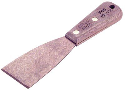 ampco-safety-tools-k-21-putty-knives,-3-9/16-in-long,-1-1/4-in-wide,-stiff-blade