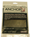 Anchor FS-3H-9 Hardened Glass Gold Filter Plate