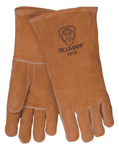 Tillman 1012 Brown Economy Select Shoulder Split Cowhide Stick Welding Gloves (1 Pair)