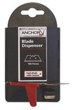 anchor-brand-ab-11-100-blade-dispenser-containers,-5.5-in,-steel,-100-per-dispenser