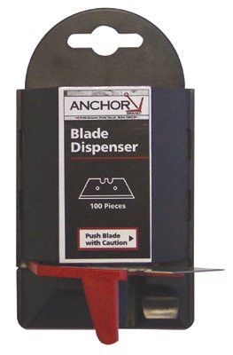 Anchor Brand AB-11-100 Blade Dispenser Containers, 5.5 in, Steel, (100 per Dispenser)
