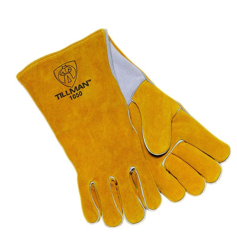 Tillman 1050 Premium Brown Side Split Cowhide Stick Welding Gloves (1 Pair)