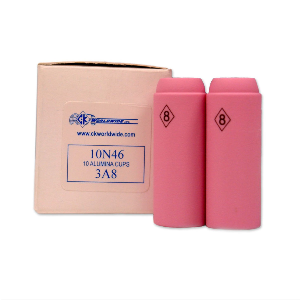 Weldmark 10N46 #8 TIG Alumina Nozzle (10 Each) – weldingoutfitter.com