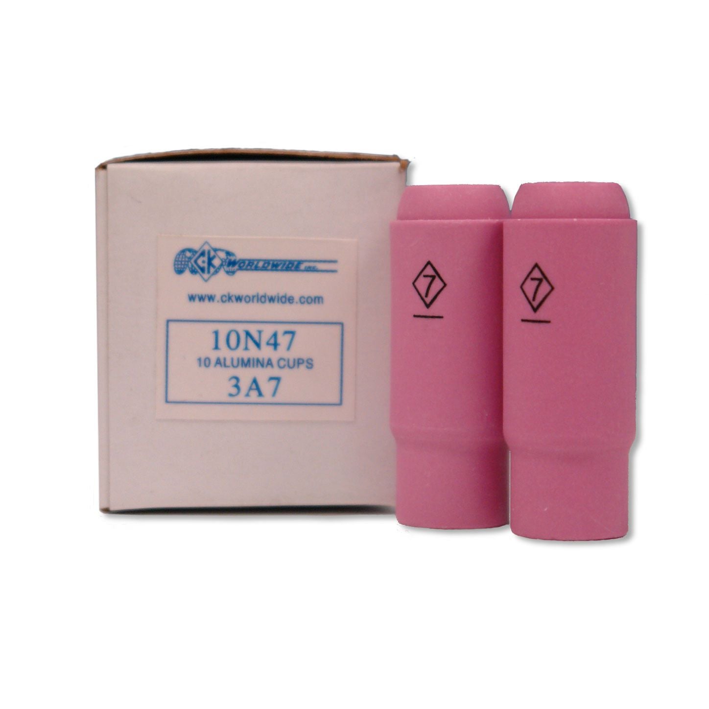 Weldmark 10N47 #7 TIG Alumina Nozzle (10 Each) – weldingoutfitter.com