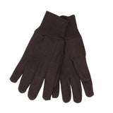 Revco 1109 9 oz. Brown Cotton Jersey Industrial Gloves (12 Pairs)