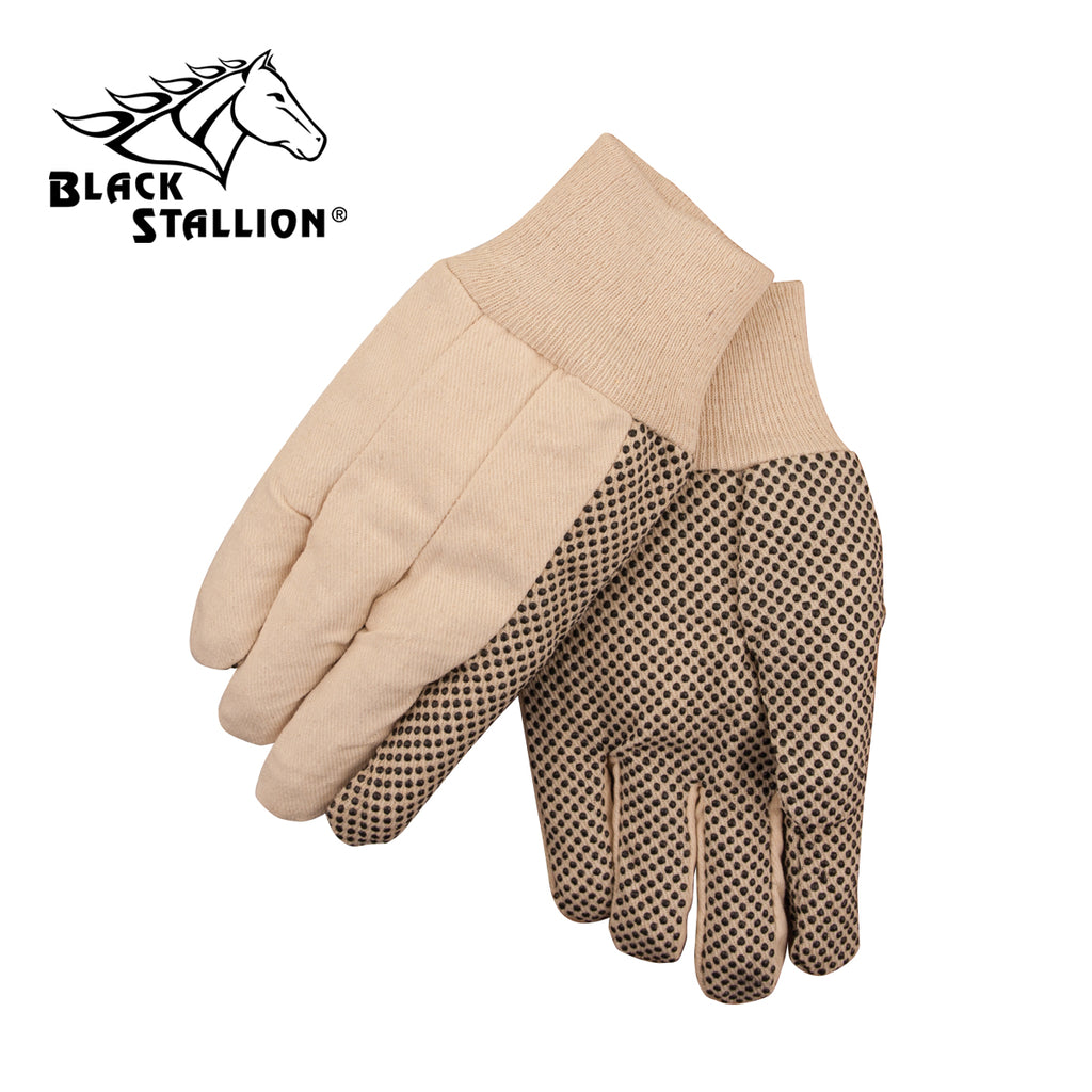 Revco 1118 8 oz. Cotton w/ Gripping Dots Canvas Industrial Gloves (12 Pairs)