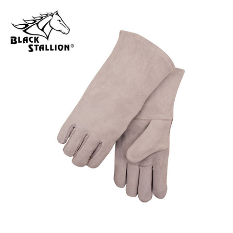 Revco 111S Large Gray Shoulder Split Cowhide Basic Welding Gloves (1 Pair)