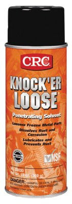 CRC 03020 Knock'er Loose Penetrating Solvents, 16 oz Aerosol Can