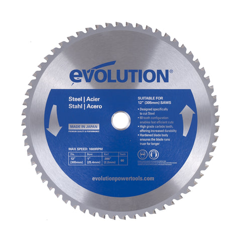 Evolution 12BLADEST 12" Steel Saw Blade