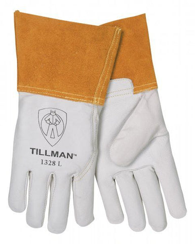 Tillman 1328 4" Cuff Top Grain Goatskin TIG Welding Glove (1 Pair)