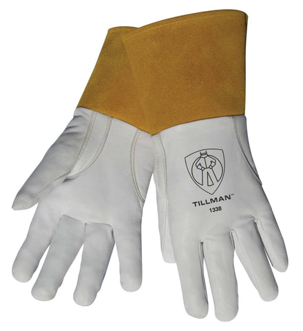 Tillman 1338 4" Cuff Top Grain Goatskin TIG Welding Gloves (1 Pair)