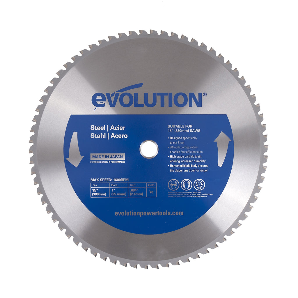 Evolution 15BLADEST 15"  Steel Saw Blade