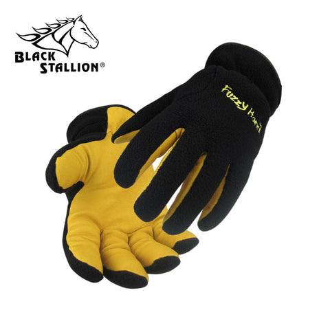 Revco 15FH-BLK Black FuzzyHand™ Split Cowhide & Polar Fleece Winter Glove (1 Pair