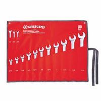 Crescent CCWS4 14 Piece SAE Combination Wrench Sets, 12 Points, SAE (1 Set)