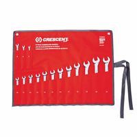 Crescent CCWS5 15 Piece Metric Combination Wrench Sets, 12 Points, Metric (1 Set)